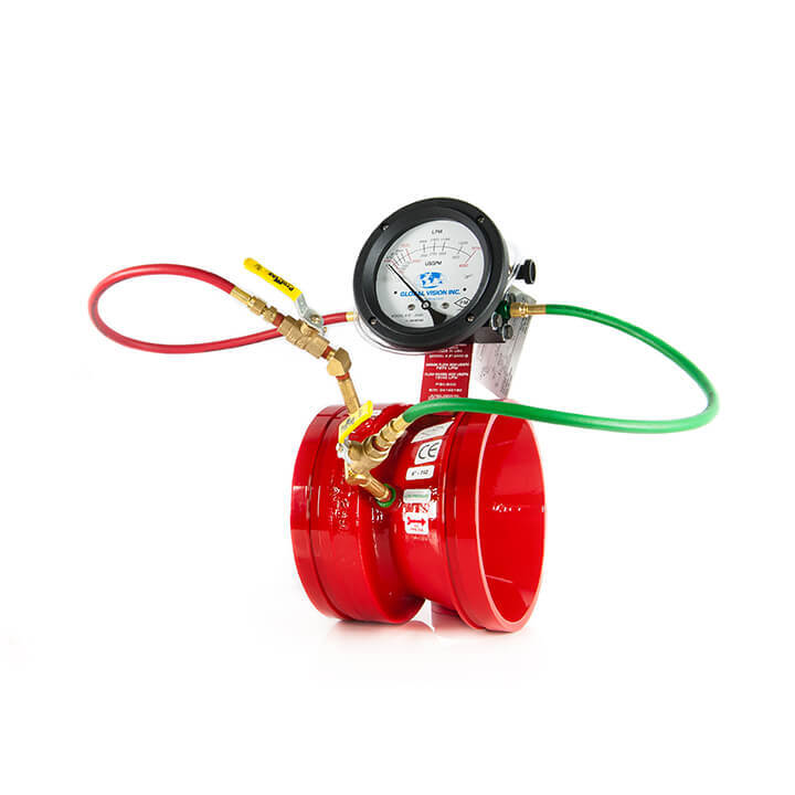Fm Approved Flow Meter /Fire Pump Test Meter - Color: Red