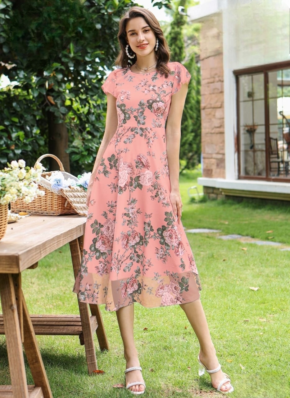 ladies slip dress Midi Slip Dress main image 1