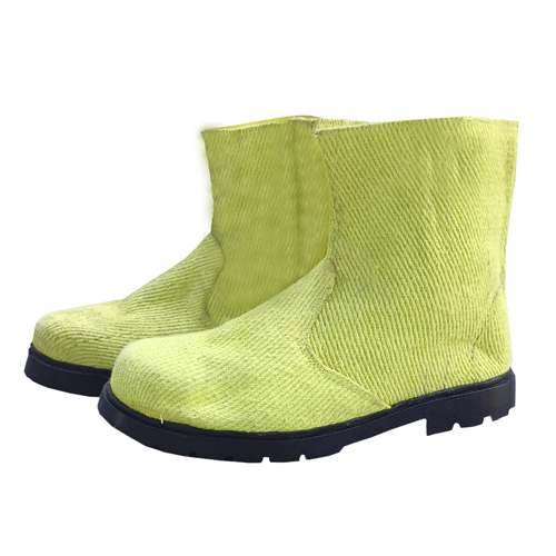 Aramid Rescue Shoes - Aramid Fabric & Leather Inner Lining | Heavy-Duty Zipper, Non-Skid Neoprene Sole