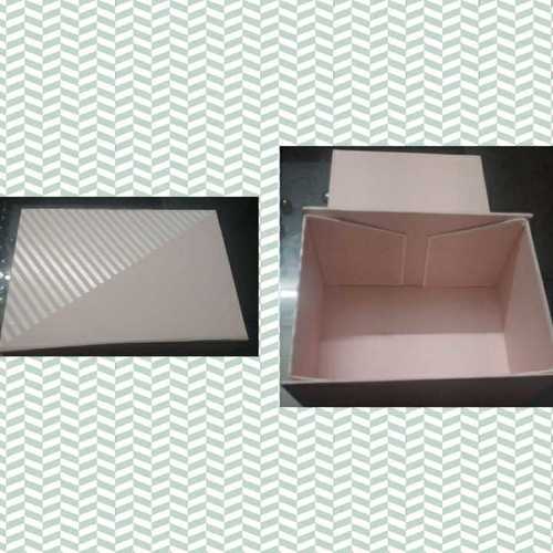 Folding Box for Hampers - Hardboard Material, Square Shape | Ideal for Industrial Gift Storage Solutions
