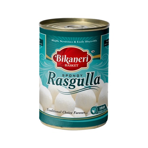 Rasgulla - Pure Cow's Milk Chena Sweet, 500g - Shelf Life: 6 Months, Authentic Indian Dessert, Rich and Creamy Taste
