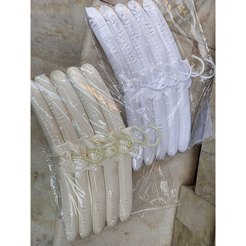 Satin Hanger - High-Quality Plastic, Clip Style, Multicolour Design | Perfect for Dresses, Wrinkle-Free Organization