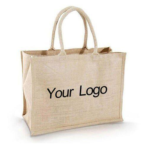 Jute Promotional Bag - High-Quality Jute Material, Various Sizes Available, Elegant Plain Design, Eco-Friendly Brown Color