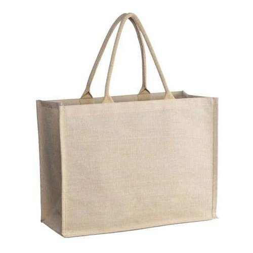Customized Juco Bag - Juco Material, Various Sizes Available, Brown Color | Durable, Plain Pattern, Customizable Design and Logo Options