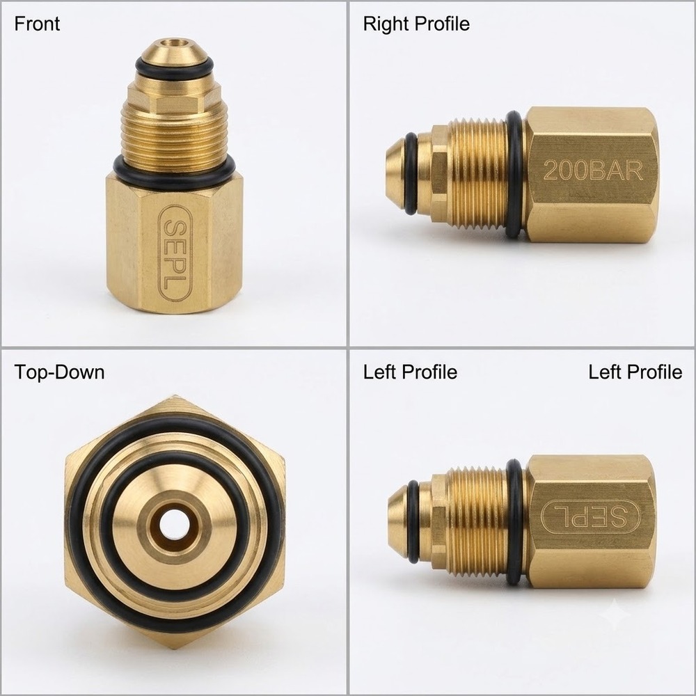Lpg Pool Connection For Multi Valve - Material: Brass