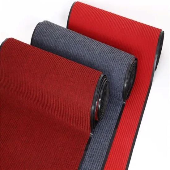 Factory Wholesale Double Stripe Carpet With Pvc Bottom Floor Carpet