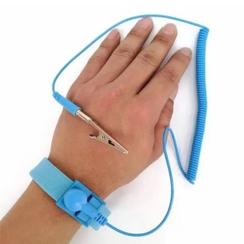 Esd Wrist Strap - Color: Blue
