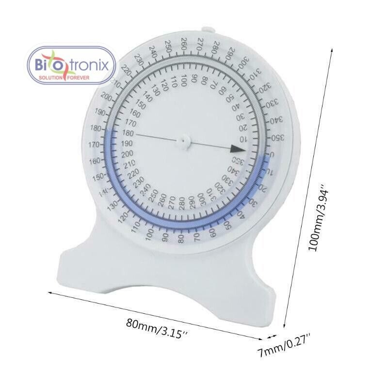 Precise Rom Evaluation With Advanced Bubble Inclinometer Physiotherapy Joint Angle Measurement