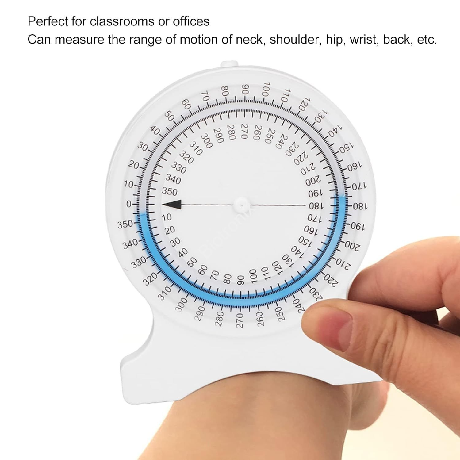 Bubble Inclinometer Leak Free 360 Degree Rom Physical Therapy Measuring Tool