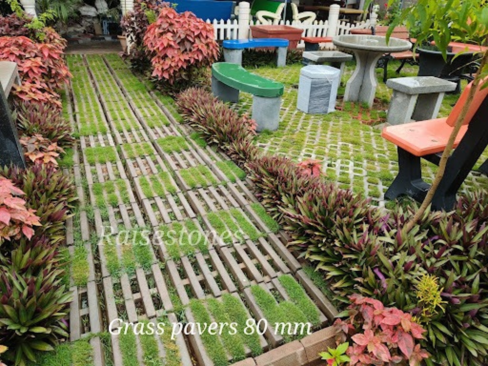 Grass Pavers 60 Mm - Color: White