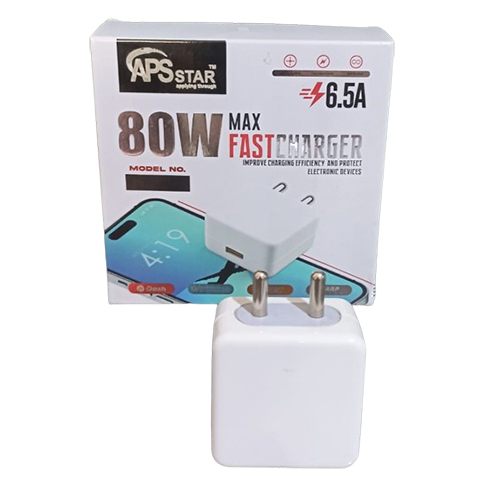 80w Fast Charger - Body Material: Plastic