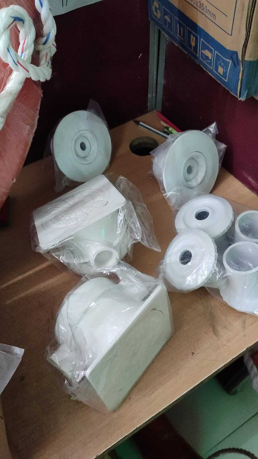 Eye Wall Inlet - Abs Material, Various Sizes , White And Blue Round Inlet For Efficient Pool Applications