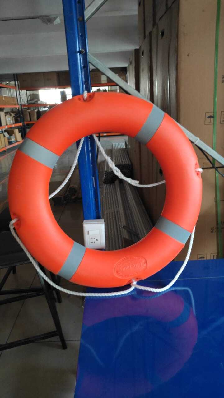 Life Buoy Ring - Durable 5" Thick, 18" Inner Diameter | High Visibility Orange, Ideal For Pools & Industrial Use