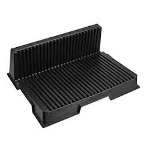 Esd Pcb Tray - Antistatic Plastic, Various Sizes | Black Color, Ideal For Industrial Use