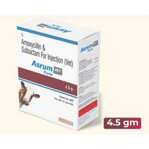Asrum Vet Forte Injection एक प्रभावी चिकित्सा है जो पशुओं में रोगों के उपचार के लिए इस्तेमाल की जाती है। यह इंजेक्शन विशेष रूप से संक्रमित क्षेत्रों में स्वस्थ्य बनाए रखने के लिए तैयार किया गया है।