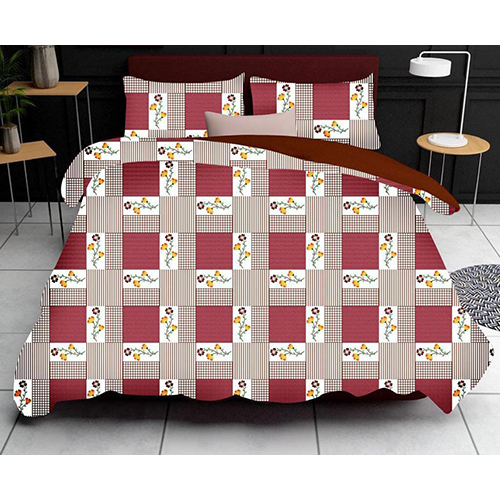 Tulip Double Bed Bedsheet - Color: Multicolor