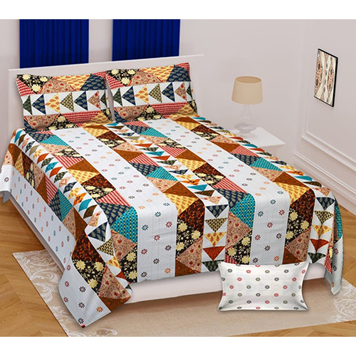 Hastkala Double Bedsheet - Color: Multicolor