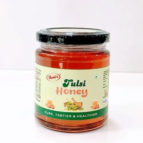 Tulsi Honey - Natural Sweetener Crafted From Pure Tulsi Extracts | Organic, Raw, Nutrient-rich Honey