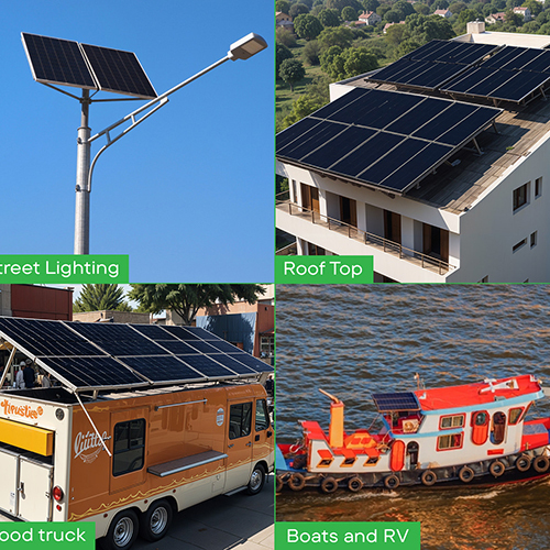 Wsmdi-400 - 400 Watt Polycrystalline Solar Panel | 132 High-quality Cells, Automatic Switch Mode, Lightweight Design, Comprehensive Warranty