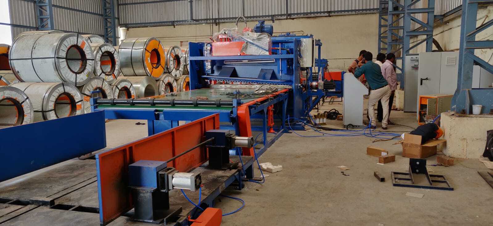 Ss Coil Cut To Length Line Machine - Color: Blue