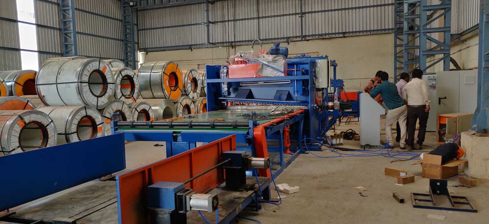 Ss Coil Cut To Length Line Machine - Color: Blue