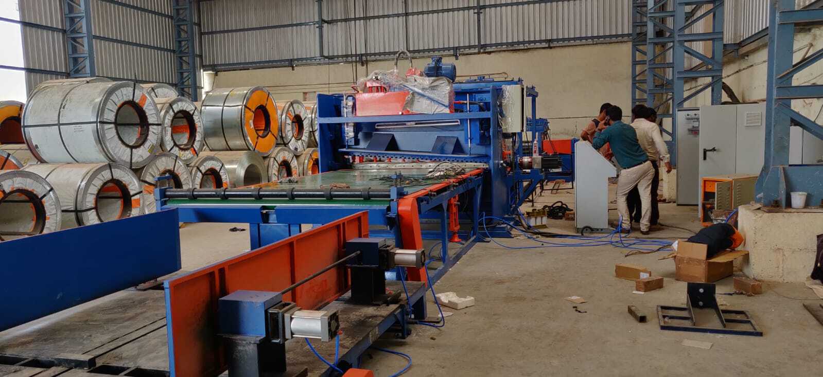 Ss Coil Cut To Length Line Machine - Color: Blue
