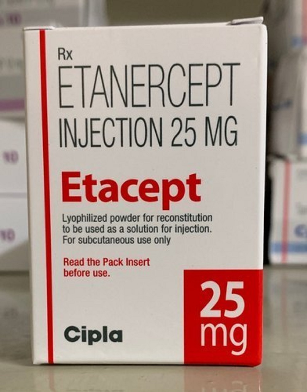 Etacept 25 Mg Injection - Ingredients: Etanercept