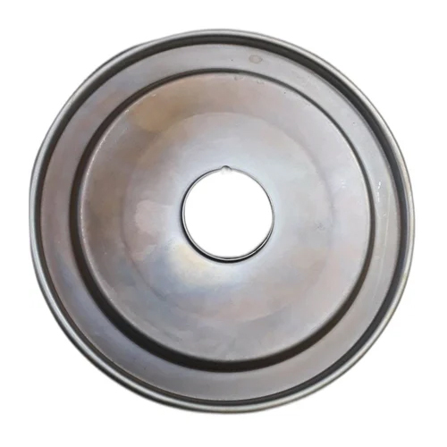 Sheet Flange For 14 Inch Flap Wheel - Rigid Mild Steel, 14 Inch Size, Round Shape | Optimal Industrial Grinding Toughness