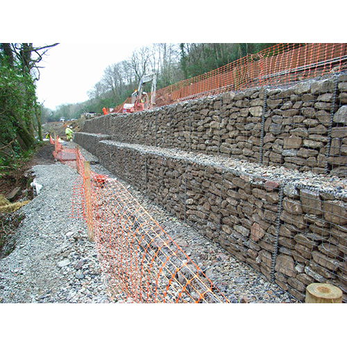 Double Twisted Gabion Box - Color: Silver