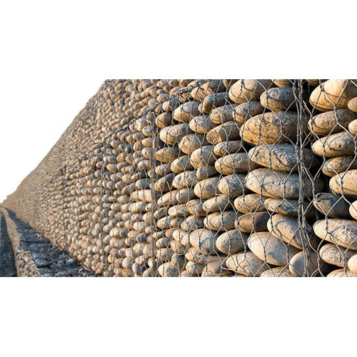 Double Twisted Gabion Box - Color: Silver
