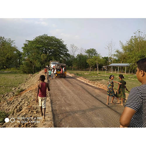 Geogrid Textile For Construction - Size: 25-66 Mm