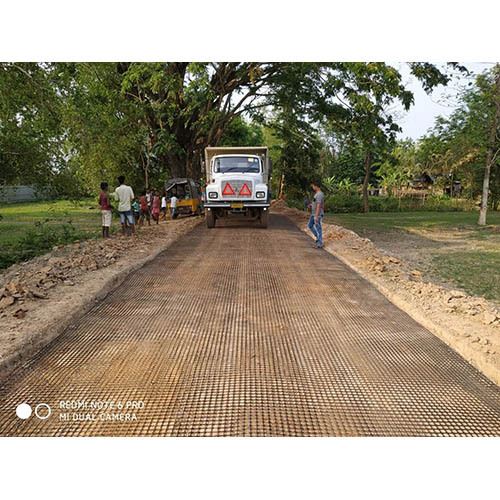 Geogrid Textile For Construction - Size: 25-66 Mm