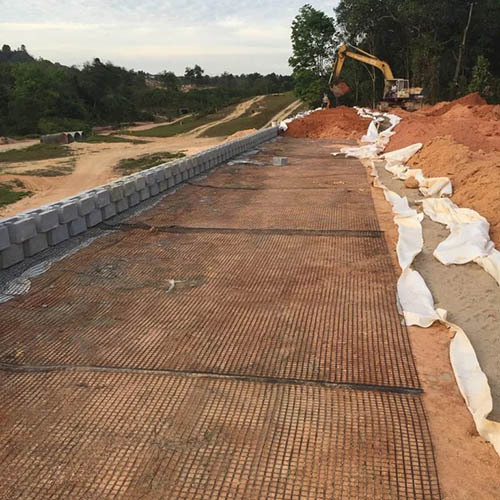 Geogrid Textile For Construction - Size: 25-66 Mm