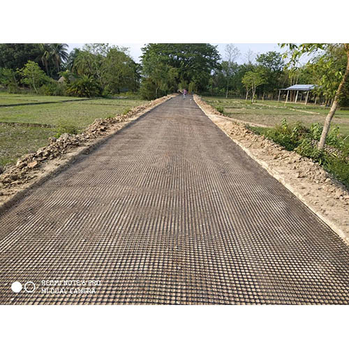 Geogrid Textile For Construction - Size: 25-66 Mm