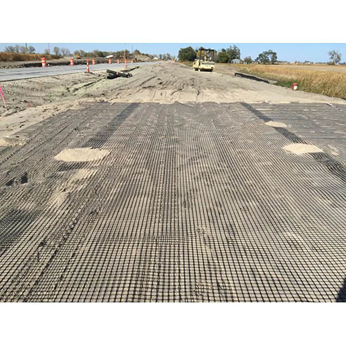 Geogrid Textile For Construction - Size: 25-66 Mm