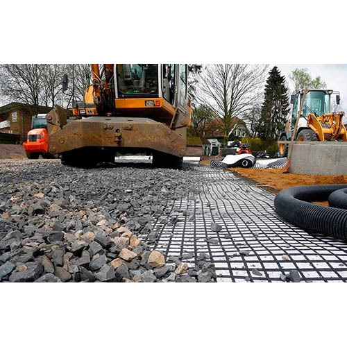 Geogrid Textile For Construction - Size: 25-66 Mm