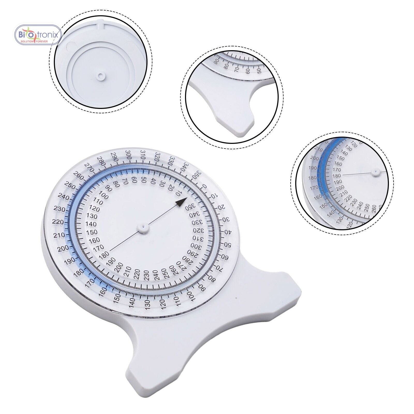 Portable Inclinometer 0-360 Degree Physiotherapy Inclinometer High Accuracy Measuring Tool - Age Group: Women