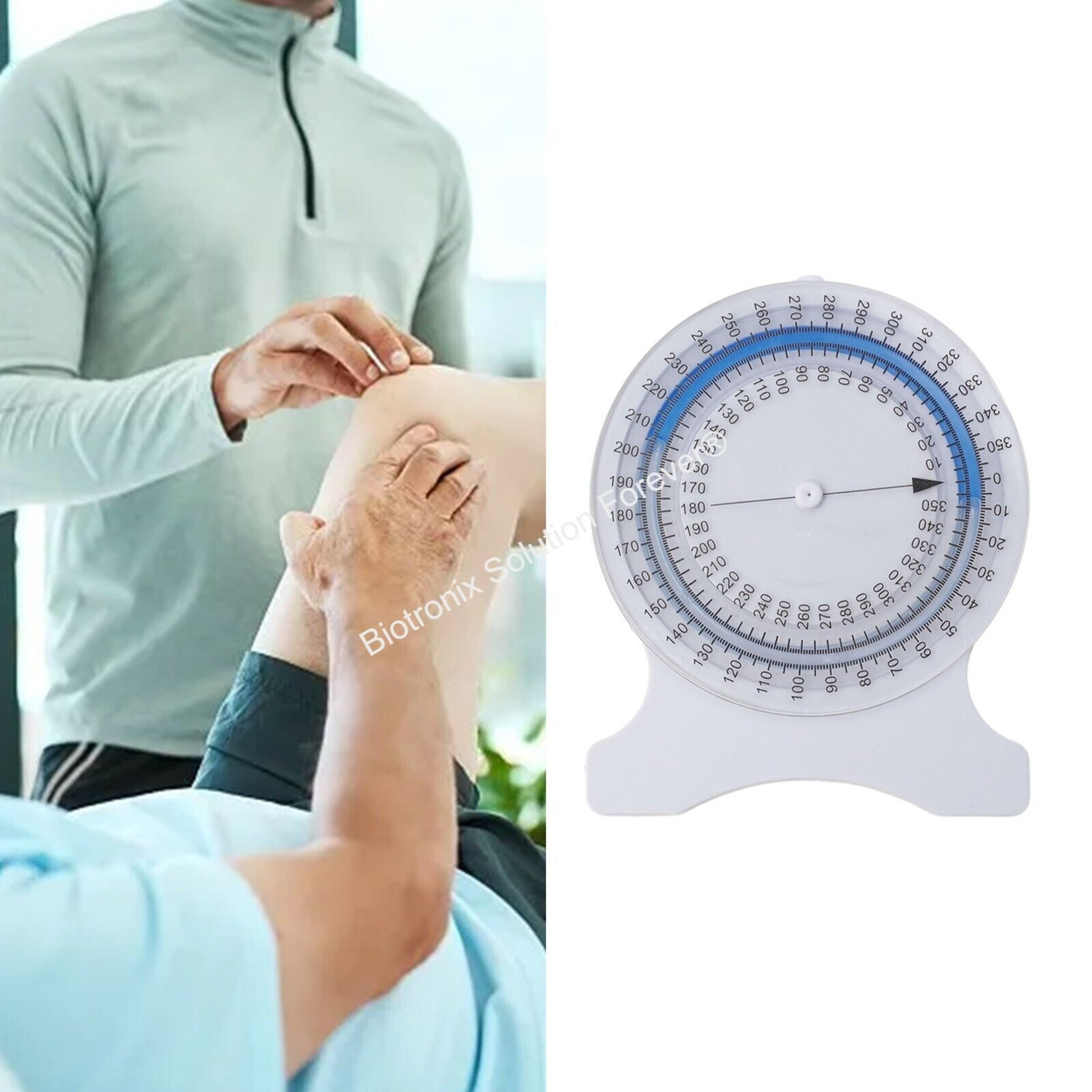 Bubble Inclinometer Physiotherapy Goniometer Measuring Tool Portable Joint Angle Measuring