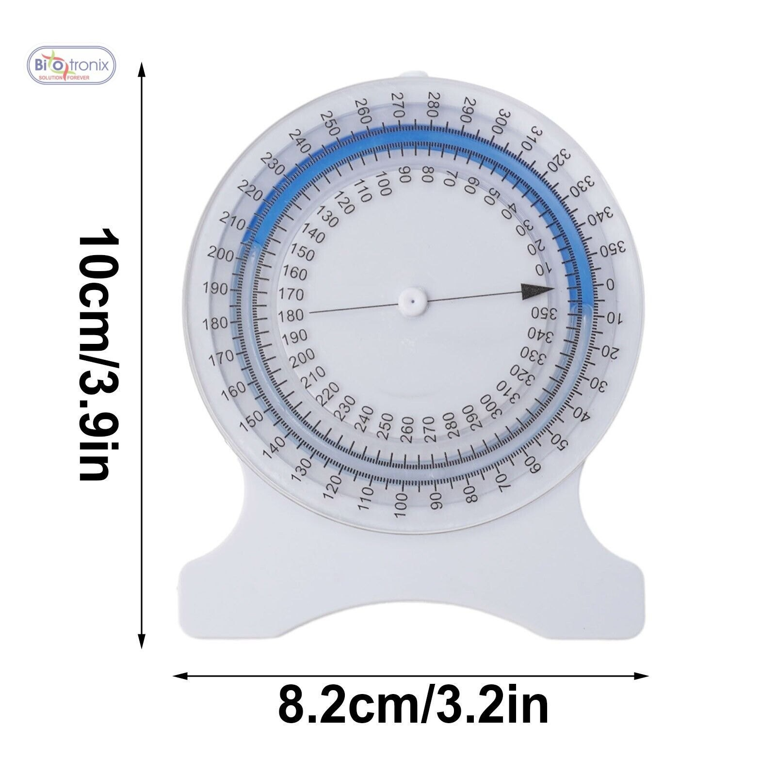 Physical Bubble Inclinometer Baseline Physical Therapy Inclinometer With 360 Rotating Dial - Age Group: Children