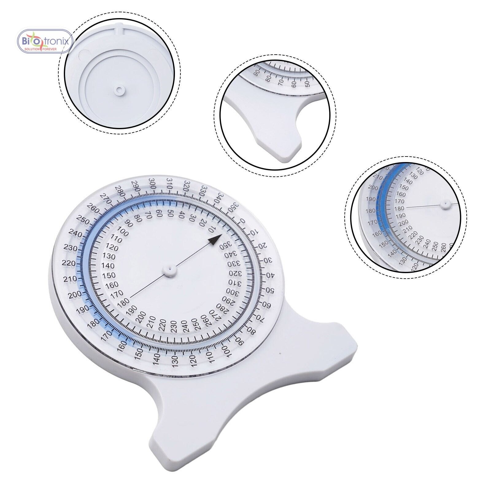 Inclinometer For Body Mechanics With Swivel Dial