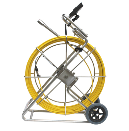 Lpic Sewer & Water Pipe Inspection Camera, 60 Meters Length (With Builta Ina 512hza Sonde) - Color: Orange Black