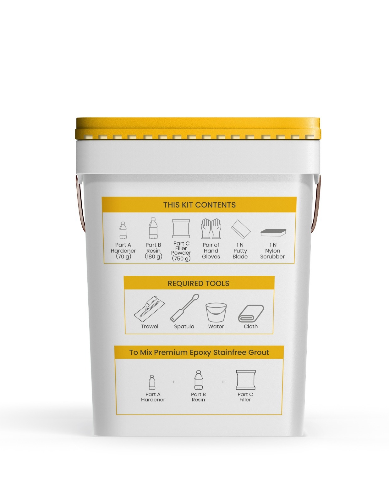 Trimurti 1 Kg Epoxy Grout - Application: Wet Areas Such As Bathrooms
