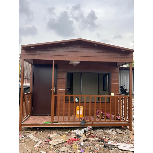 MS Portable Balcony Cabins - MS, 12x20 Feet, Brown Color | Weather-Resistant, Insulated Walls, Multi-Use Design