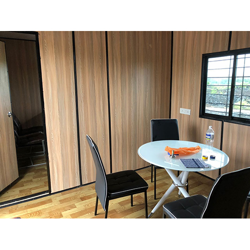 Ms Portable Office Cabins - Ms Material, 12x14 Feet | Customizable Amenities, Easy Transport And Setup