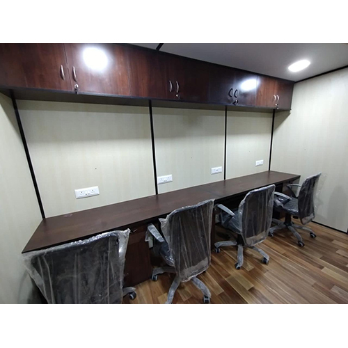Ms Portable Office Cabins - Ms Material, 12x14 Feet | Customizable Amenities, Easy Transport And Setup