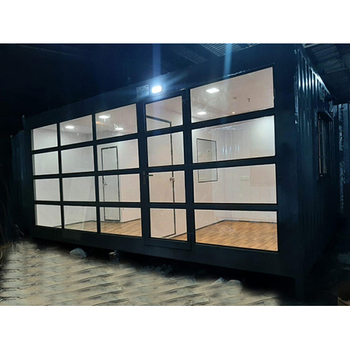 Office Glass Cabins - Color: White