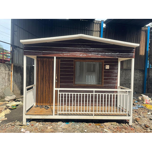 Metal Portable Cottages - Color: Brown