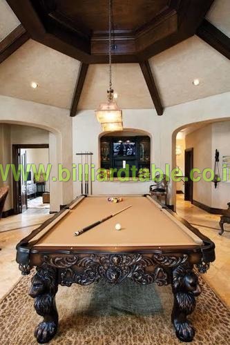 SBA Magnum American Pool Table - Solid Wood & MDF, 8x4 ft, Elegant Blue/Red/Green Colors | Luxury Slate Top & Professional Accessories Set, Customizable Options