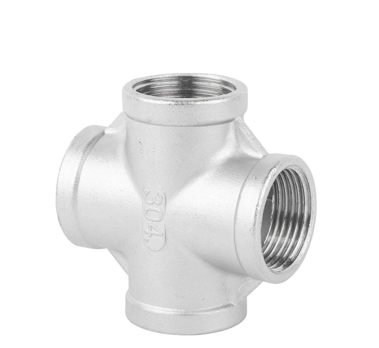 Threaded Cross - Stainless Steel, Class 3000-9000 Lbs , Leak-free & Torque-free Sealing For Piping Connections, Socket Weld & Screw Types