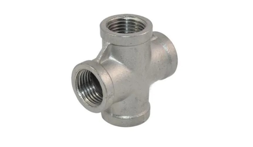 Threaded Cross - Stainless Steel, Class 3000-9000 Lbs , Leak-free & Torque-free Sealing For Piping Connections, Socket Weld & Screw Types